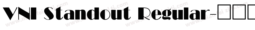 VNI Standout Regular字体转换